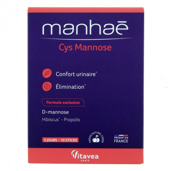 Manhaé Cys Mannose x10 sticks Vitavea