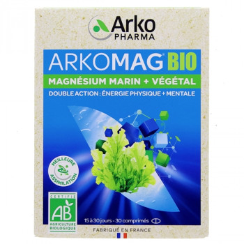Arkomag double magnésium Bio x30cpr Arkopharma