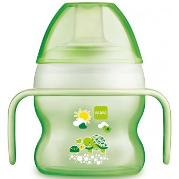 Tasse à bec souple Verte 150ml MAM