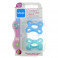 Comfort Sucettes silicone 0-2 mois Bleu x2 MAM