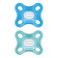 Comfort Sucettes silicone 0-2 mois Bleu x2 MAM