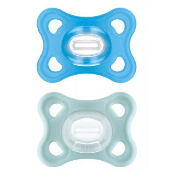 Comfort Sucettes silicone 2-6 mois Bleu x2 MAM