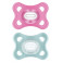 Comfort Sucettes silicone 2-6 mois Rose & Mint x2 MAM