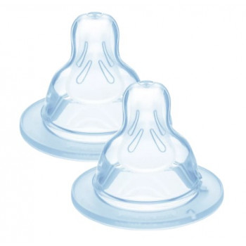 Tétines Débit 2 Silicone x2 MAM