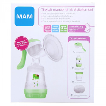 Tire-lait manuel et kit d'allaitement MAM