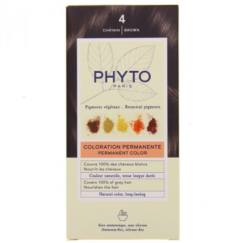Phytocolor N°4 Châtain Kit coloration permanente Phyto