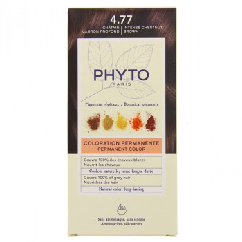 Phytocolor N°4.77 Châtain marron profond Kit coloration permanente Phyto