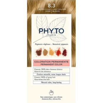 Phytocolor N°8.3 Blond Clair Doré Kit coloration permanente Phyto