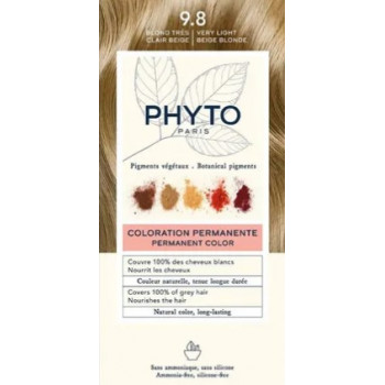 Phytocolor N°9.8 Blond Très Clair Beige Kit coloration permanente Phyto