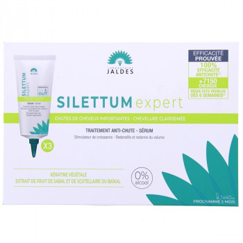 Silettum expert sérum traitement anti-chute cheveux 3x40ml Jaldes