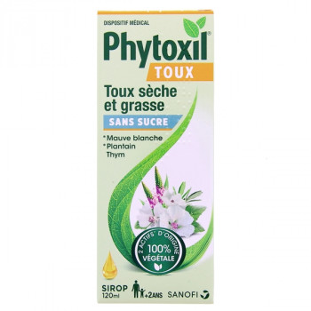 Phytoxil Toux sirop sans sucre 120ml