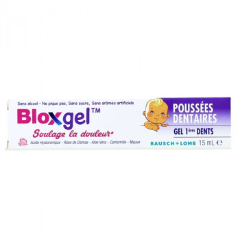 Bloxgel Poussées dentaires 15ml Bausch + Lomb
