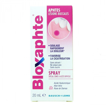 Bloxaphte spray adulte 20ml Bausch + Lomb