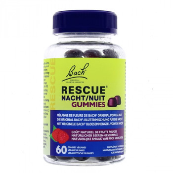 Rescue Nuit Gummies Fruits rouges x60
