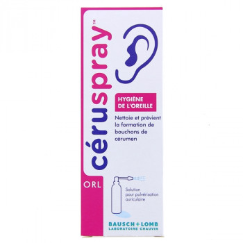 Ceruspray Hygiène de l'oreille 50ml Bausch + Lomb