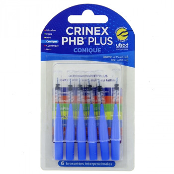 PHB Plus Conique x6 brossettes interproximales Crinex