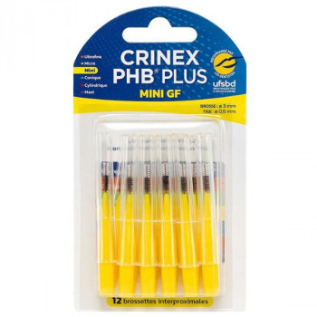 PHB Plus Mini GF x12 brossettes interproximales Crinex