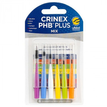 PHB Plus Mix x6 brossettes interproximales Crinex