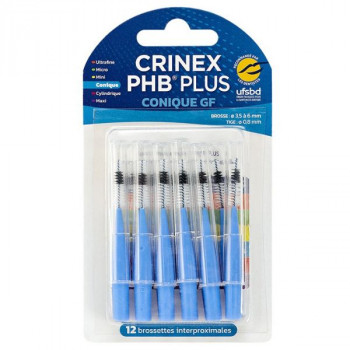 PHB Plus Conique GF x12 brossettes interproximales Crinex