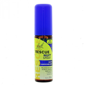 Rescue Nuit Spray sans alcool 20ml