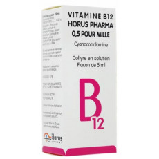 Vitamine B12 Horus collyre 0,05%...