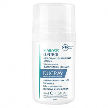 Hidrosis Control Roll-on Anti-transpirant aisselles 40ml Ducray