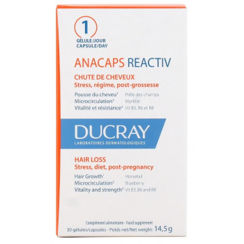 Anacaps Reactiv x30 gélules Ducray