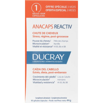 Anacaps Reactiv x90 gélules Ducray
