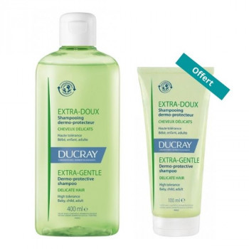 Extra-doux Shampooing Dermo-protecteur 400ml + tube 100ml offert Ducray
