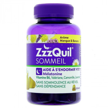 ZzzQuil Sommeil Mangue & Banane x60 gommes