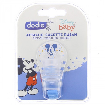 Attache-sucette ruban Mickey Dodie