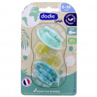 Sucettes rondes caoutchouc 6-36...