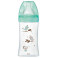 Biberon verre tétine ronde Débit 2 Vert Oiseaux 270ml Dodie