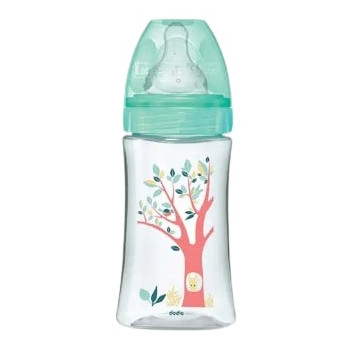 Biberon tétine ronde 3 vitesses débit 2 Lapin Renard 270ml Dodie