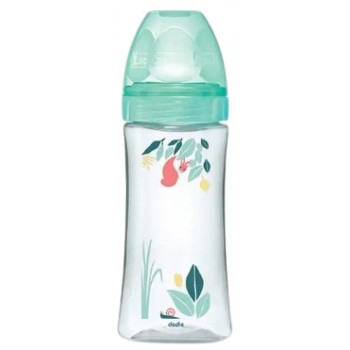 Biberon tétine ronde 3 vitesses débit 3 Vert Forêt 330ml Dodie