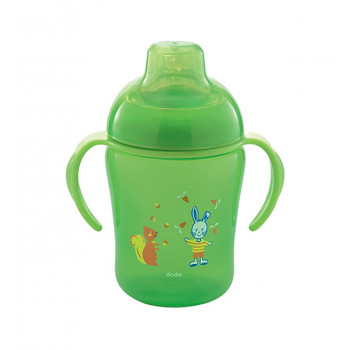 Tasse d'apprentissage +12mois Verte 300ml Dodie