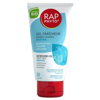 Rap Phyto Gel Fraîcheur Menthol Bio Jambes légères 150ml