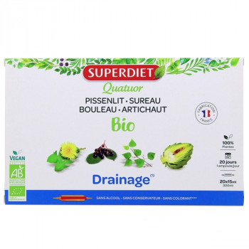 Quatuor Bio Drainage x20 ampoules Superdiet