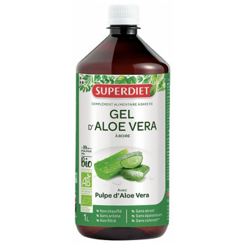 Gel d'Aloe Vera Bio à boire 1L Superdiet