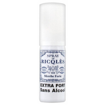 Spray Menthe Forte Extra Fort Sans alcool 15ml Ricqlès