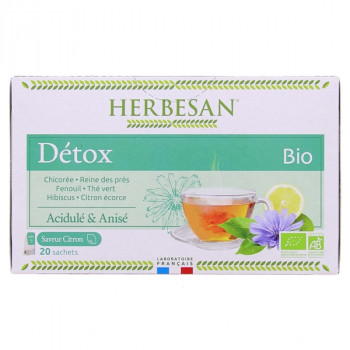 Infusion Détox Bio x20 sachets Herbesan