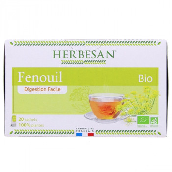 Infusion Fenouil Bio x20 sachets Herbesan