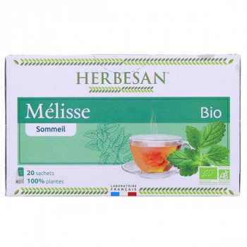 Infusion Mélisse Bio x20 sachets Herbesan