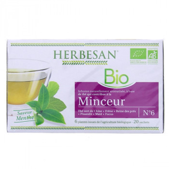 Infusion Minceur n°6 x20 sachets Herbesan