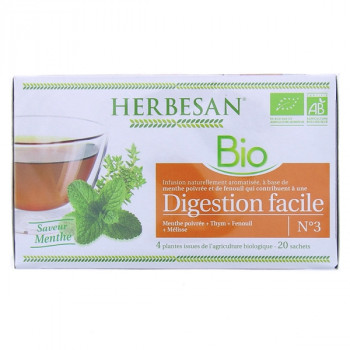 Infusion Digestion facile n°3 x20 sachets Herbesan
