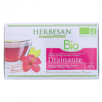 Infusion Drainante N°5 x20 sachets Herbesan