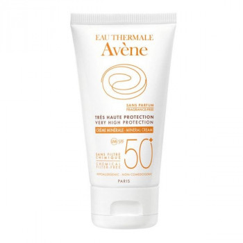 Crème Solaire Minérale SPF50+ 50ml Avène