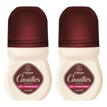 Anti-transpirant Roll-On Homme 48h 2x50ml Cavaillès