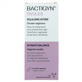 Bactigyn Ovules Equilibre Intime x7 CCD