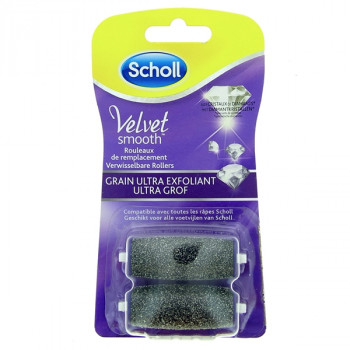Velvet Smooth Rouleaux de remplacement Ultra-exfoliant x2 Scholl